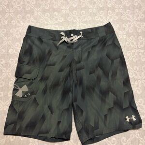 Under Armour Men's Swim Board Shorts - Dark Gray